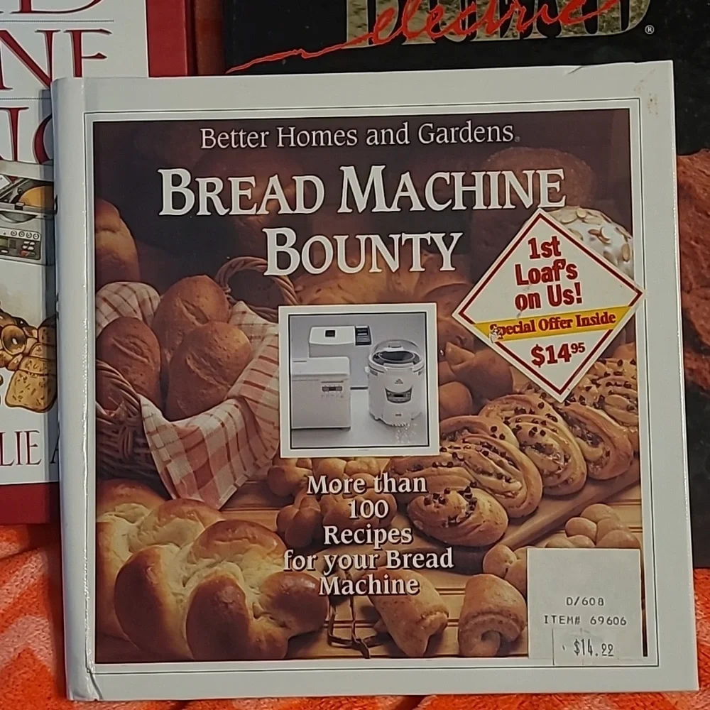 Collection of 3 bread making baking cook books 📚 recipes